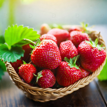 新鲜草莓美味水果摄影素材1