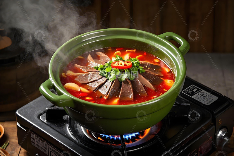 高清大图下载【趣麦麦图】川菜毛血旺美食摄影图3