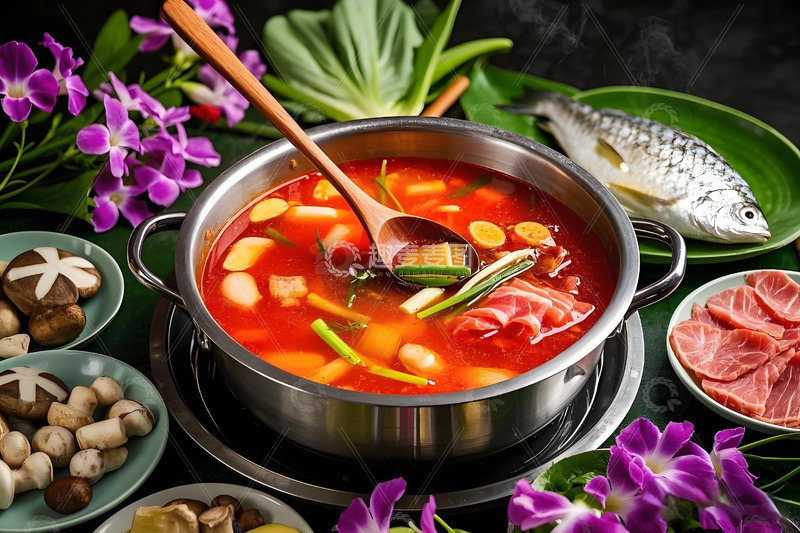 高清大图下载【趣麦麦图】美味火锅摄影图1