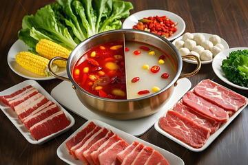 美味火锅摄影图