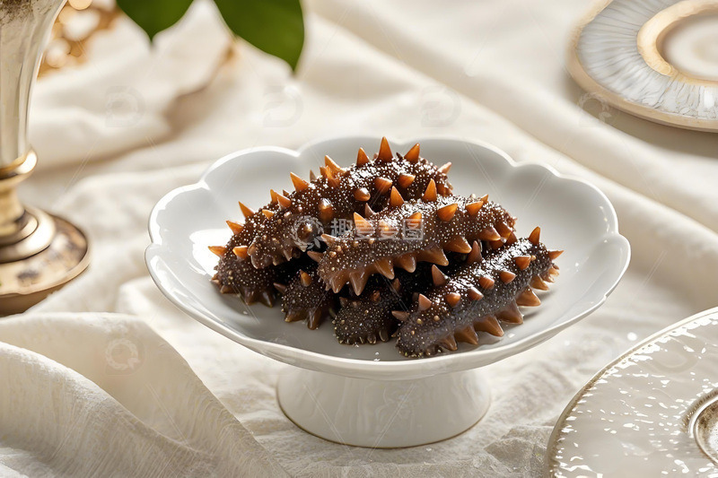 高清大图下载【趣麦麦图】美味生鲜海参摄影图2