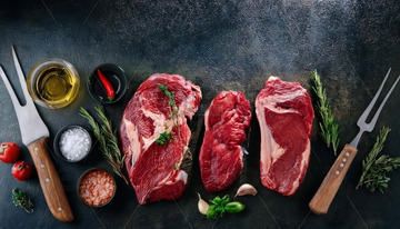 新鲜的大块牛肉15