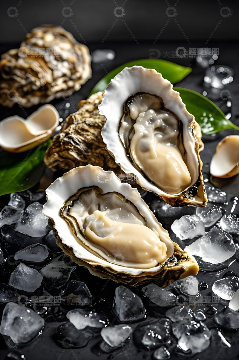美味生鲜生蚝摄影图5