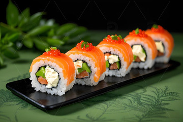 日式料理寿司摄影图1