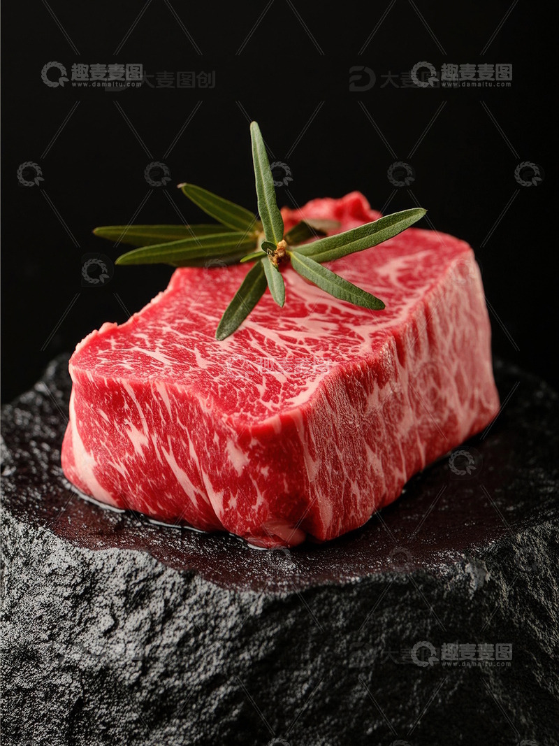 和牛肉大理石纹牛肉1