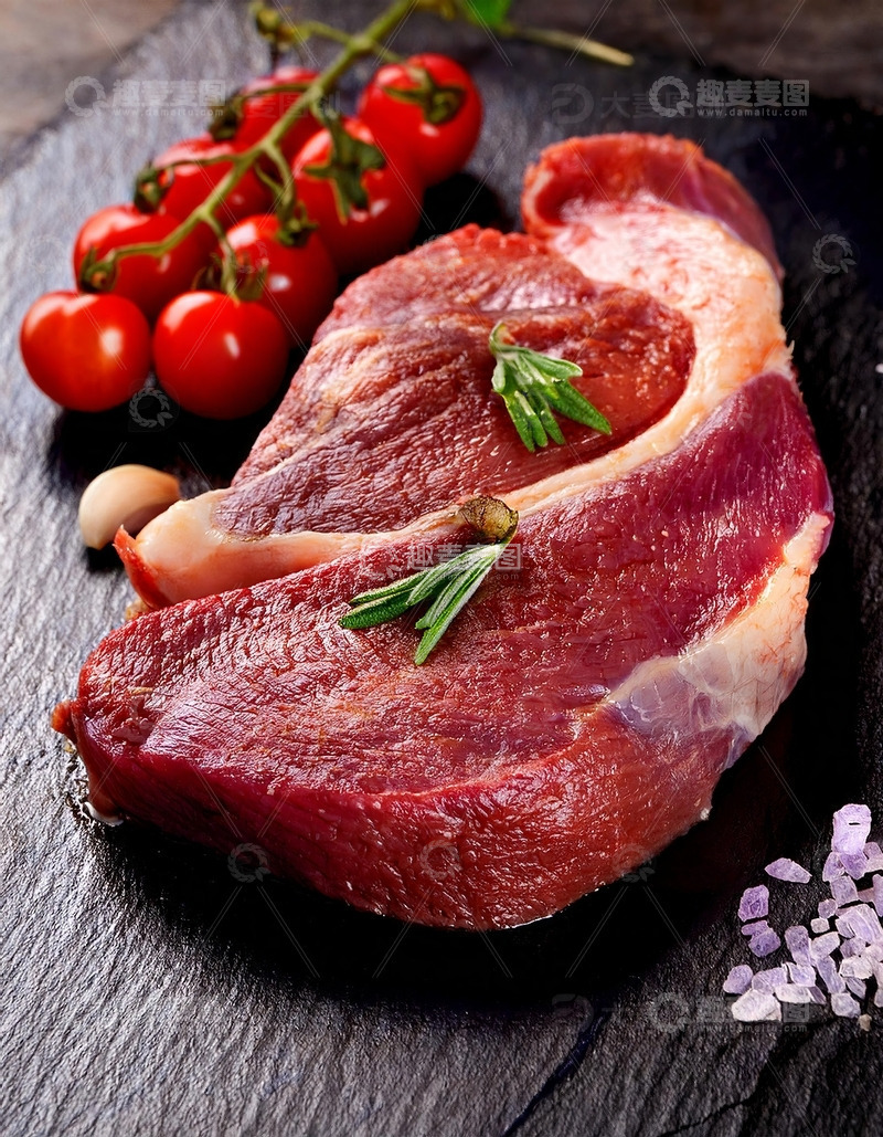 高清大图下载【趣麦麦图】新鲜的大块牛肉8