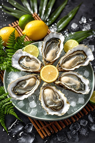美味生鲜生蚝摄影图6