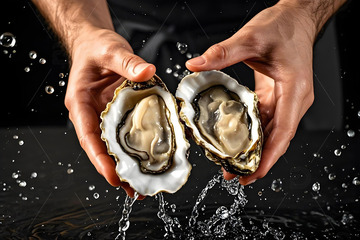 美味生鲜生蚝摄影图4