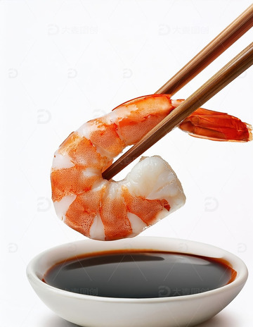 东方美食：筷子与虾的和谐