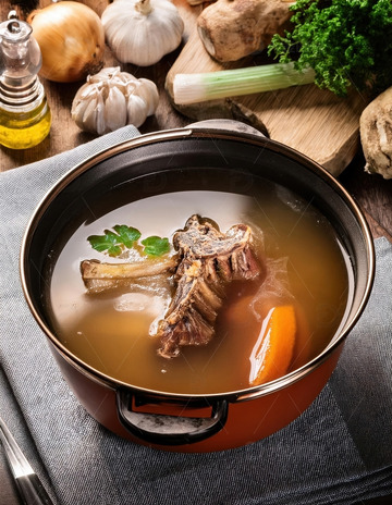 饭店大骨汤高汤4