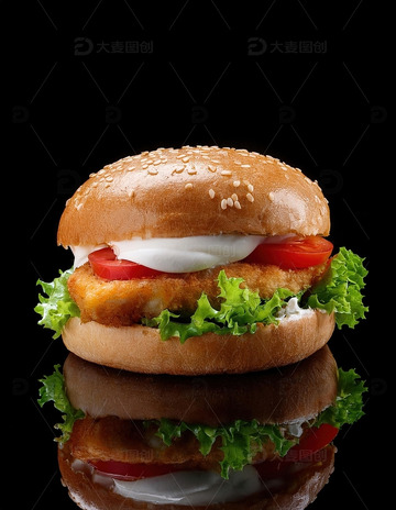 层层叠叠的美味：超级多层鸡肉汉堡3