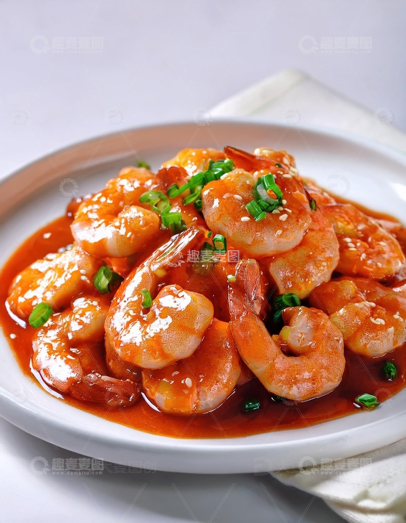 高清大图下载【趣麦麦图】鲜虾与青柠的美妙邂逅5