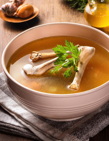 木纹背景配菜饭店大骨汤高汤