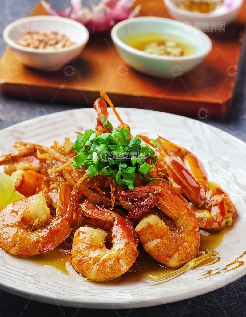 高清大图下载【趣麦麦图】鲜虾与青柠的美妙邂逅1