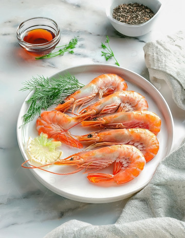 清新美味：白灼虾的简约艺术1