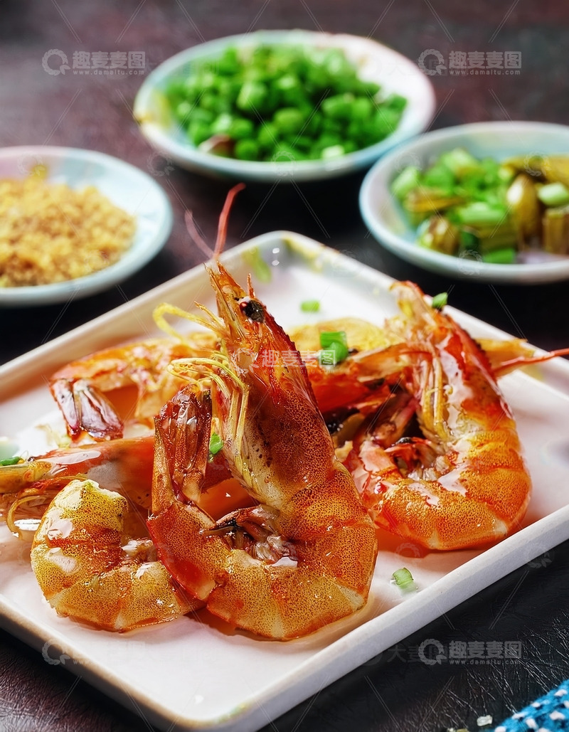 高清大图下载【趣麦麦图】鲜虾与青柠的美妙邂逅6