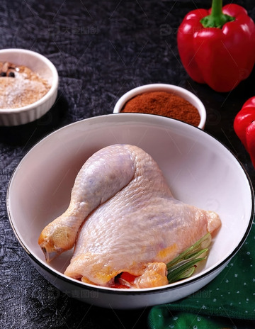 新鲜的走地鸡肉1