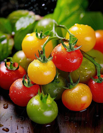 五彩小番茄 - 健康与色彩的盛宴5