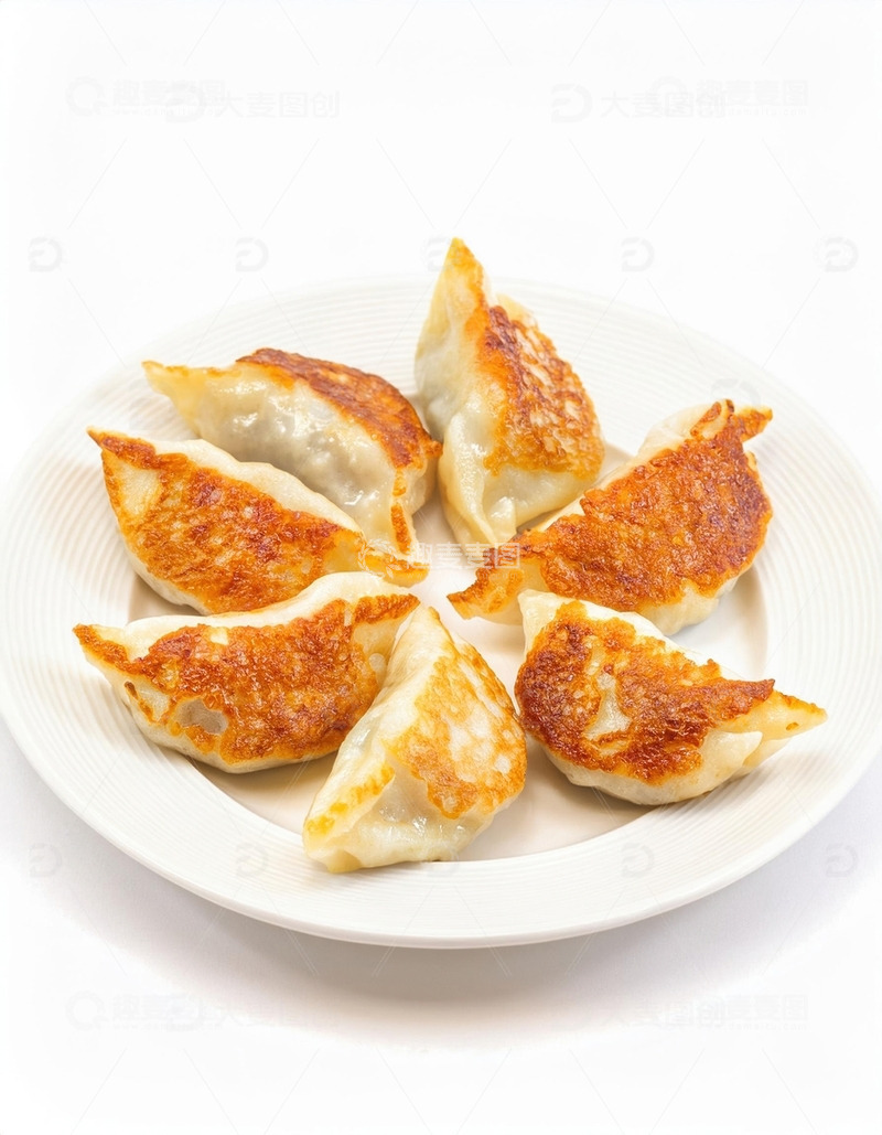 高清大图下载【趣麦麦图】传统美食：香煎饺子的诱人时刻26