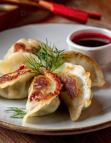 简单而美味：煎至金黄的饺子8