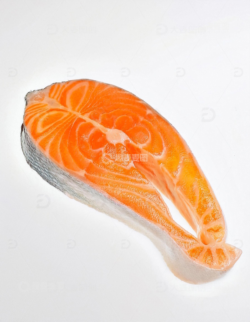 高清大图下载【趣麦麦图】新鲜三文鱼刺身 - 深海的美味馈赠盘6