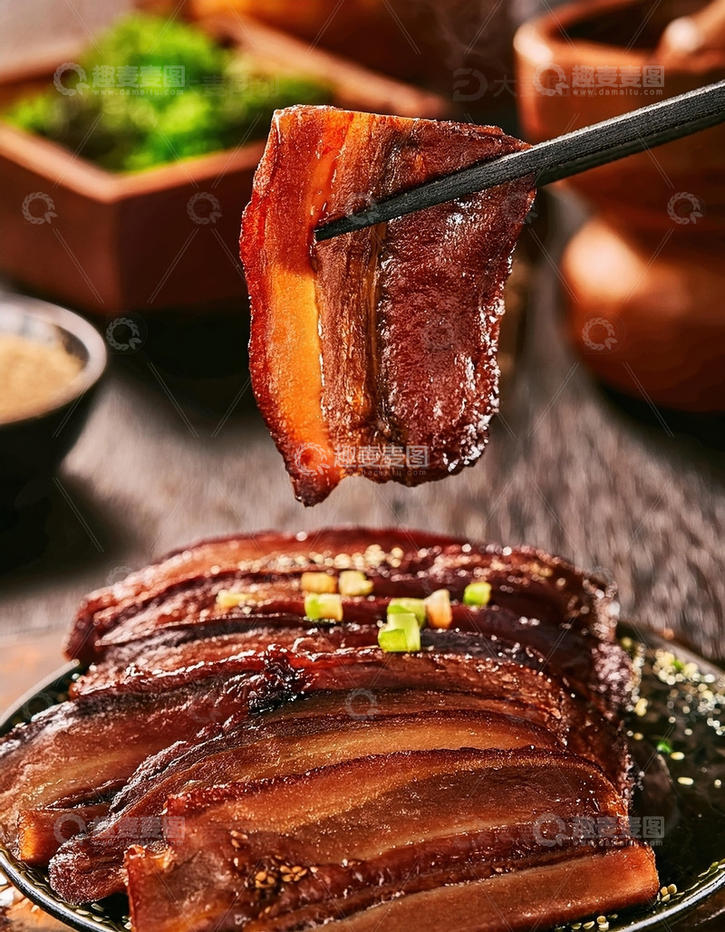 高清大图下载【趣麦麦图】梅菜扣肉