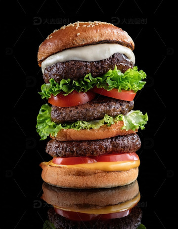 层层叠叠的美味：超级多层牛肉汉堡7