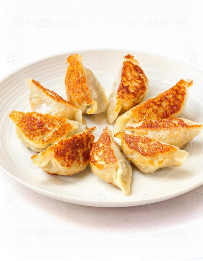 高清大图下载【趣麦麦图】传统美食：香煎饺子的诱人时刻38