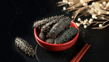 东方韵味海参美食摄影