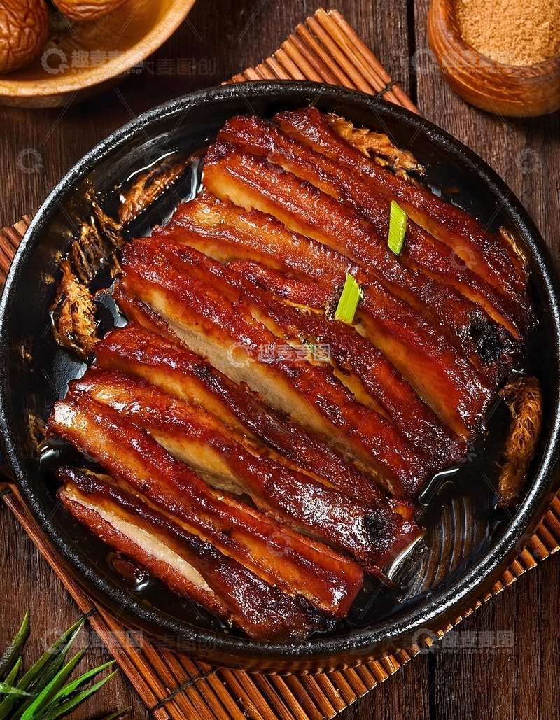 高清大图下载【趣麦麦图】梅菜扣肉4