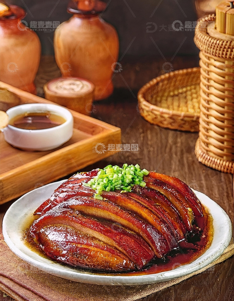 高清大图下载【趣麦麦图】梅菜扣肉2