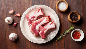 猪大骨排骨美食摄影5