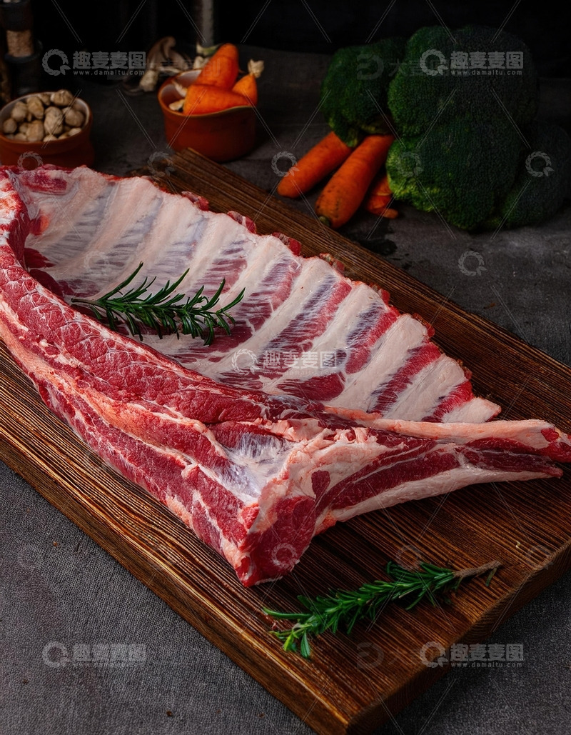 高清大图下载【趣麦麦图】猪大骨排骨美食摄影45