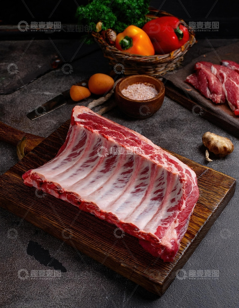 高清大图下载【趣麦麦图】猪大骨排骨美食摄影43