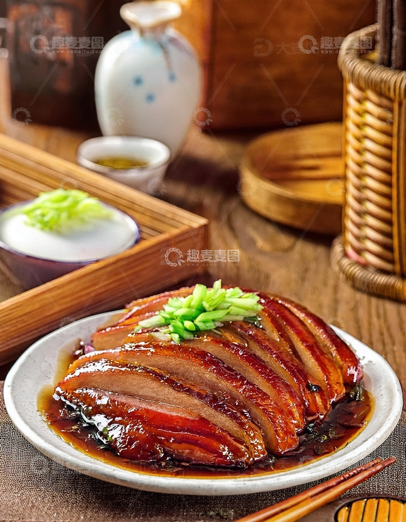 高清大图下载【趣麦麦图】梅菜扣肉3