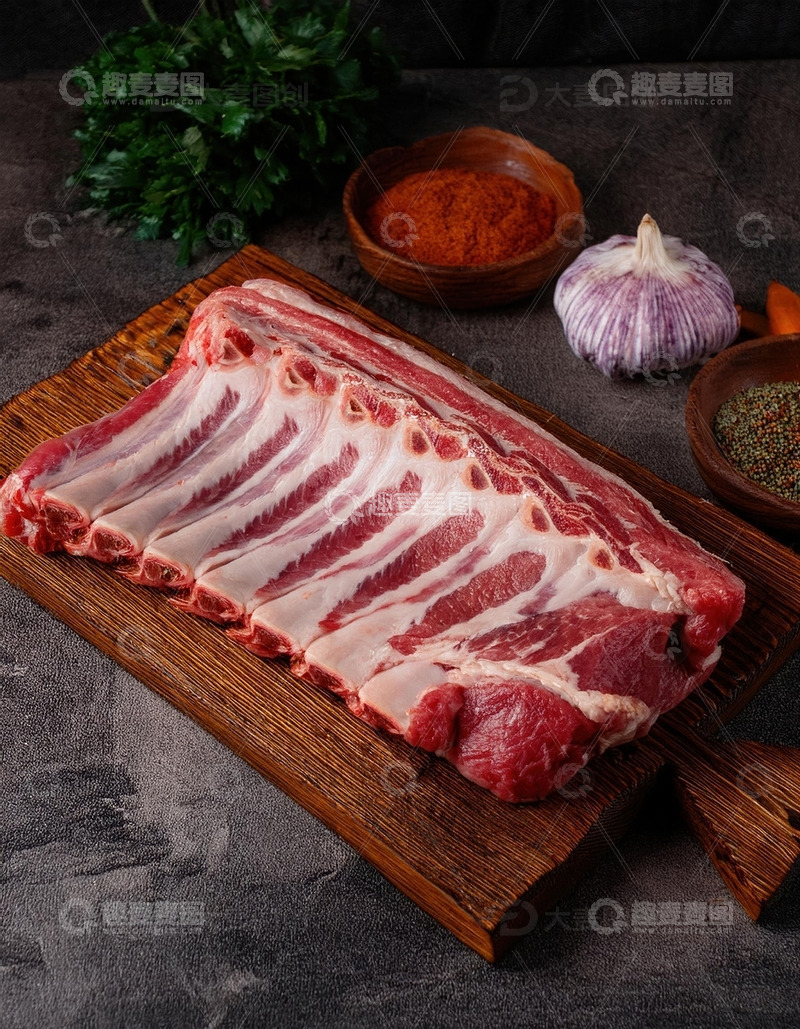 高清大图下载【趣麦麦图】猪大骨排骨美食摄影41