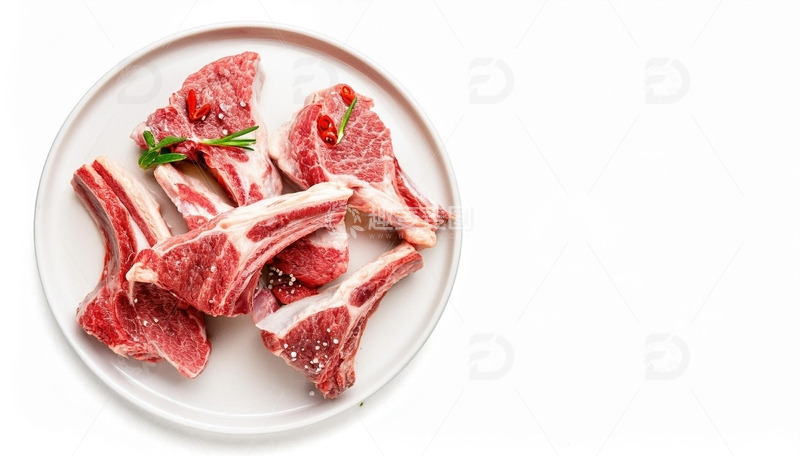 高清大图下载【趣麦麦图】猪大骨排骨美食摄影3