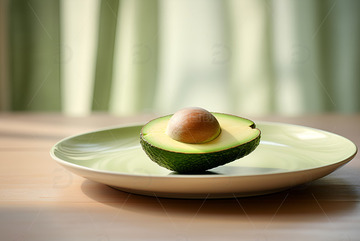 一盘新鲜的牛油果1