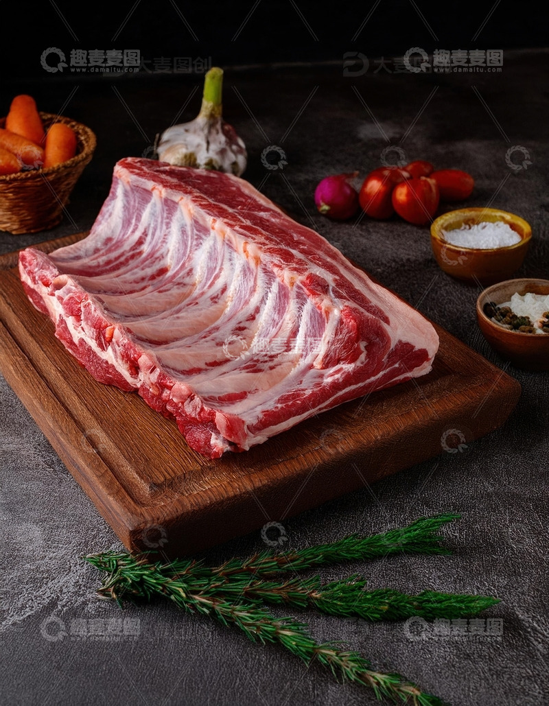 高清大图下载【趣麦麦图】猪大骨排骨美食摄影40