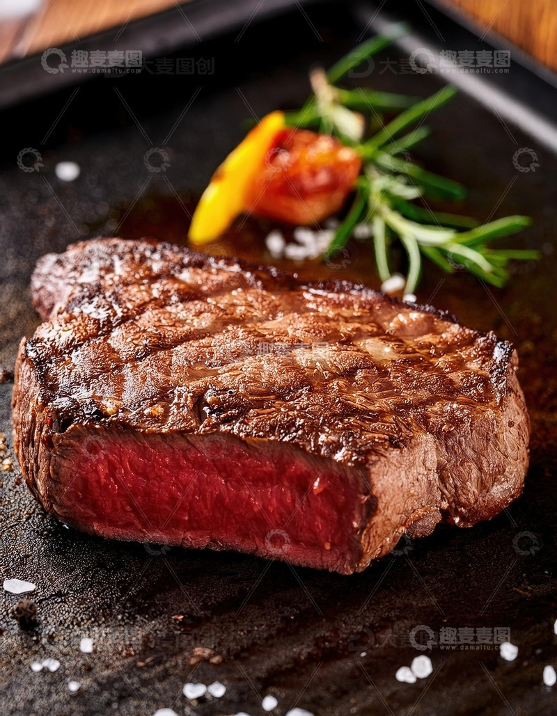 高清大图下载【趣麦麦图】顶级牛排与精致配菜的盛宴3