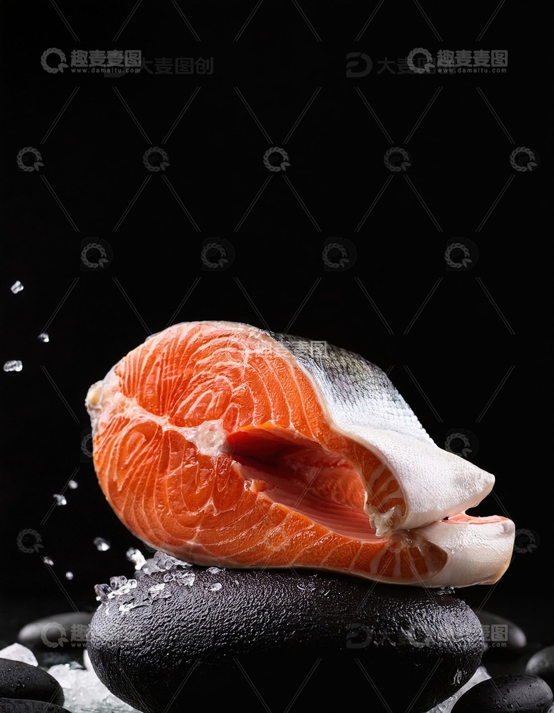 高清大图下载【趣麦麦图】三文鱼广告摄影2