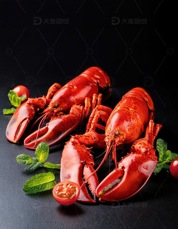 红色海洋珍宝：波士顿龙虾的美味展示5