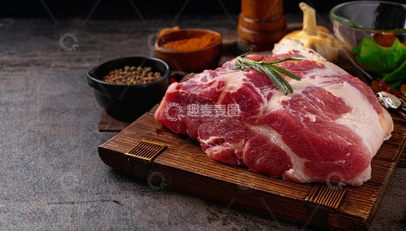 高清大图下载【趣麦麦图】猪肉盛宴-猪肉不同部位展示7