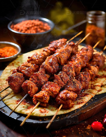 炭火烤肉串 - 肉香四溢的烧烤盛宴2