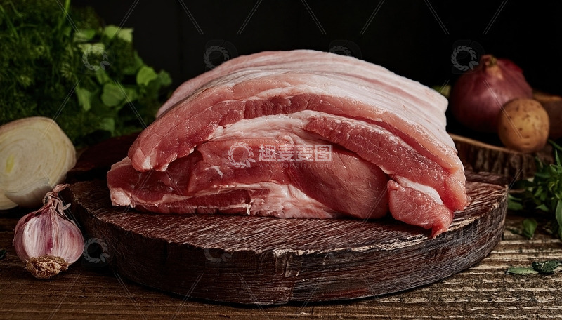 高清大图下载【趣麦麦图】猪肉盛宴-猪肉不同部位展示6