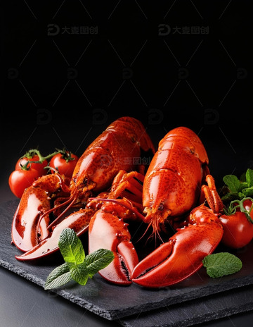 红色海洋珍宝：波士顿龙虾的美味展示6