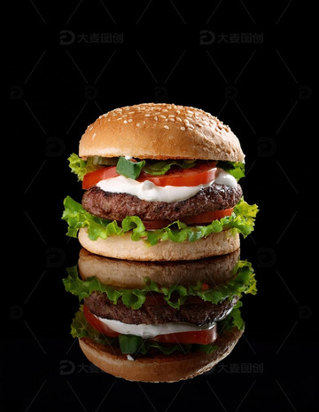 层层叠叠的美味：超级多层牛肉汉堡10