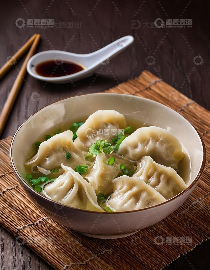 高清大图下载【趣麦麦图】家的味道：新鲜制作的水饺14