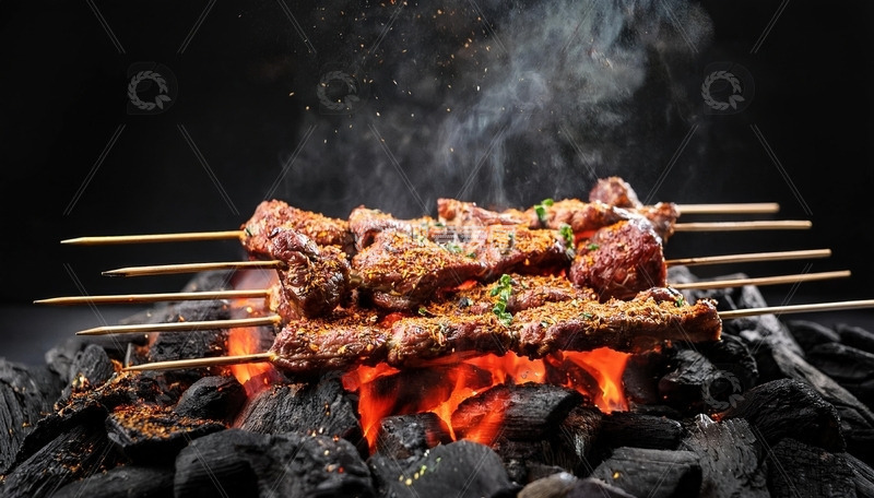 高清大图下载【趣麦麦图】烤肉串-烧烤美食摄影22