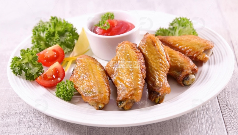 高清大图下载【趣麦麦图】烤鸡翅-烧烤美食摄影8